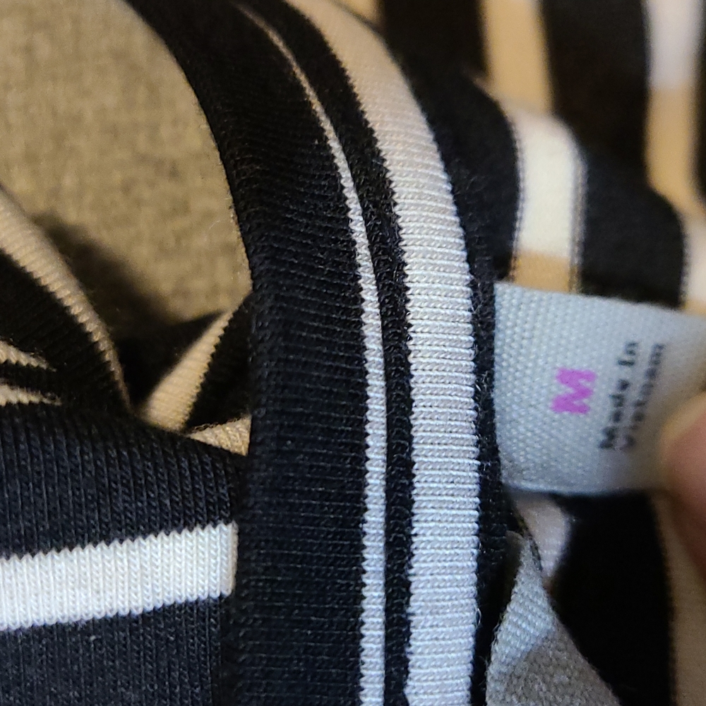 Athleta Striped Sleeveless High Low Shirt - Picture 7 of 9